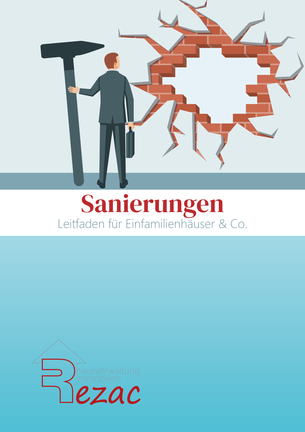 Coverbild des E-Books 'Sanierungen - Leitfaden für Einfamilienhäuser & Co.' von Rezac
