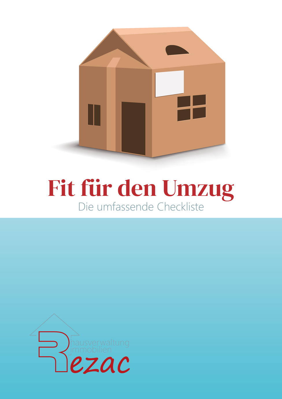 Coverbild des E-Books 'Fit für den Umzug - Die Umfassende Checkliste' von Rezac