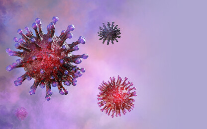 Bild von Corona Viren als Beitragsbild zu aktuelle Infos zu Corona