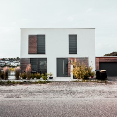 Modernes Haus von außen