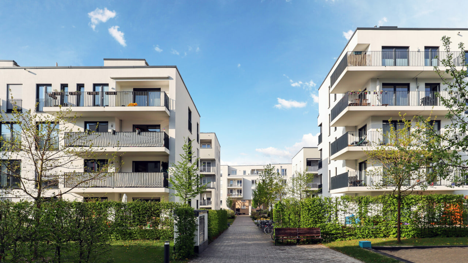 Moderner Wohnungskomplex