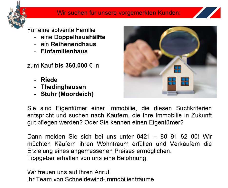 Wir suchen Eigentümer