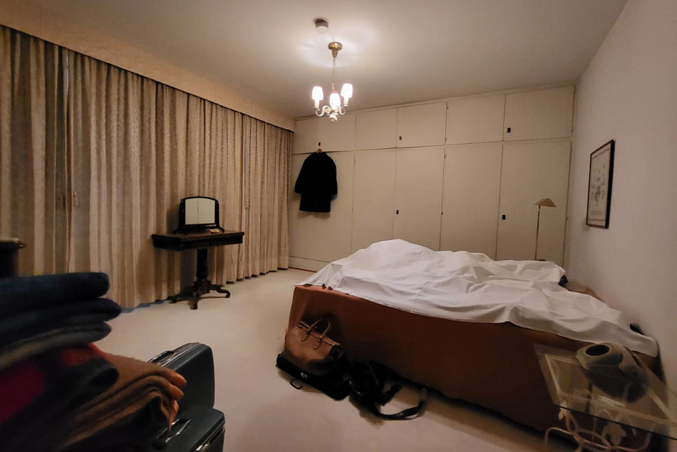 Schlafzimmer vor Home-Staging