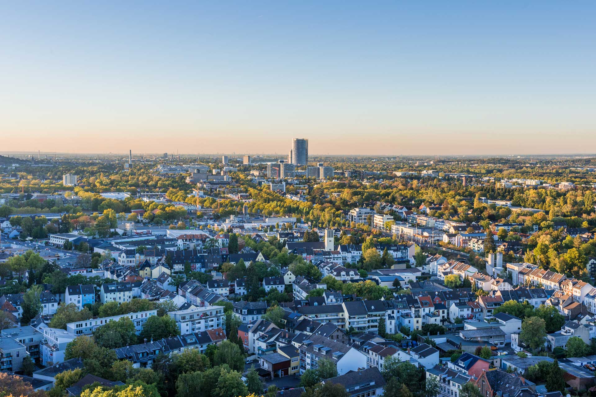 Blick über Bad Godesberg in der Abendsonne: Teuerste Stadtteile