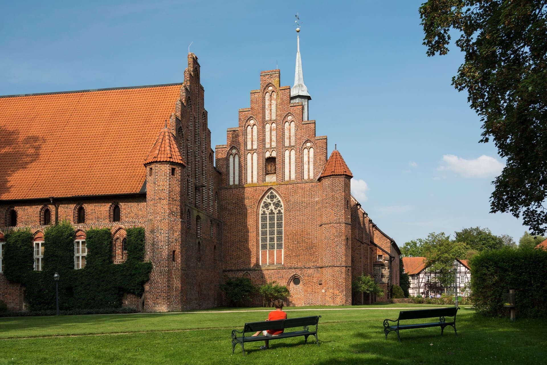 Blick auf das Kloster in Wienhausen