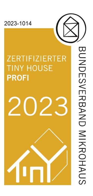 Siegel für Tiny House Profi eckig