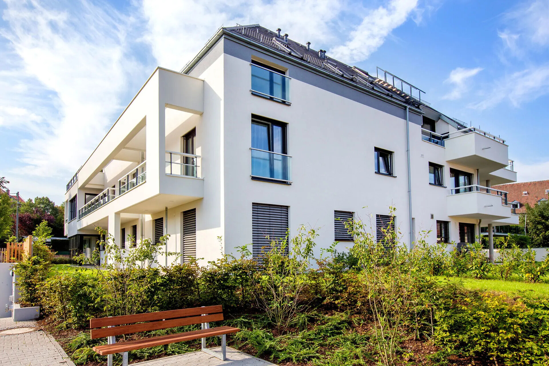 Foto eines Neubauhauses