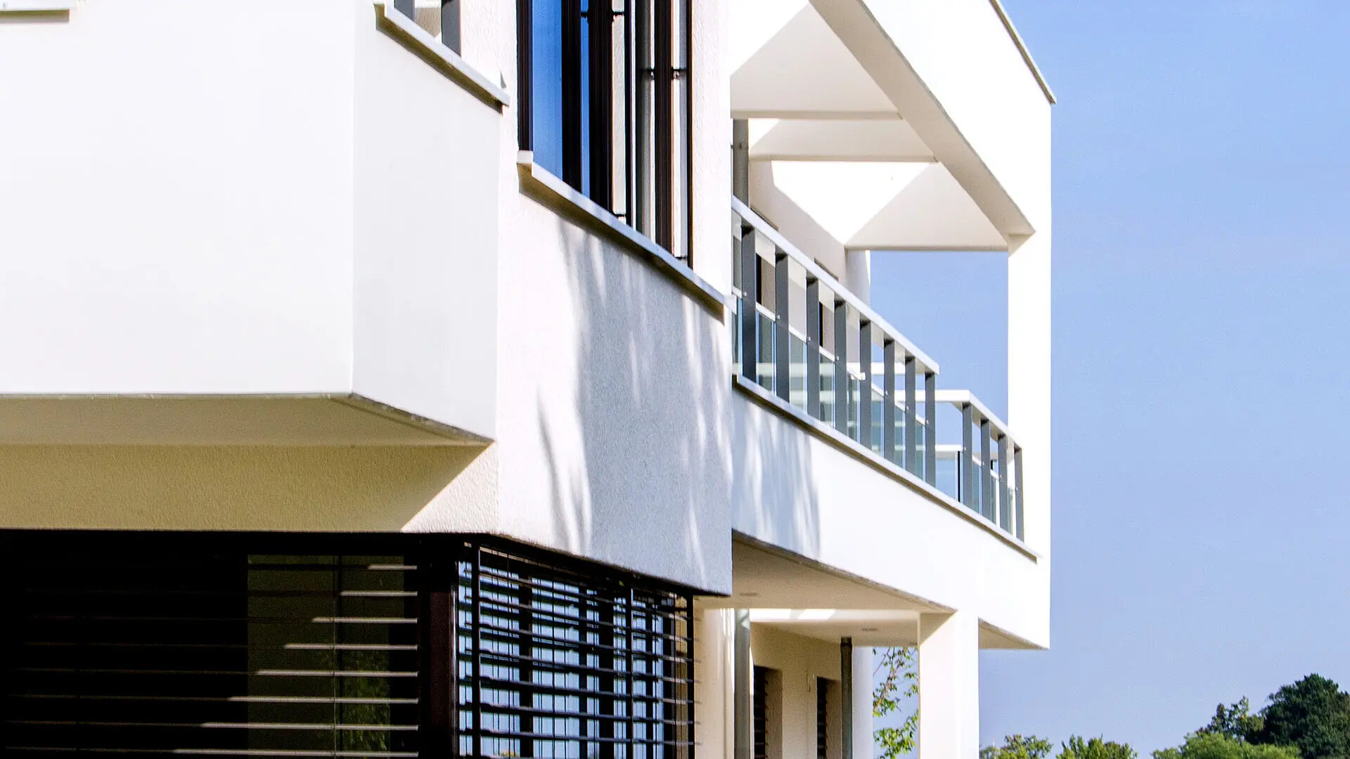 Modernes Neubau Gebäude