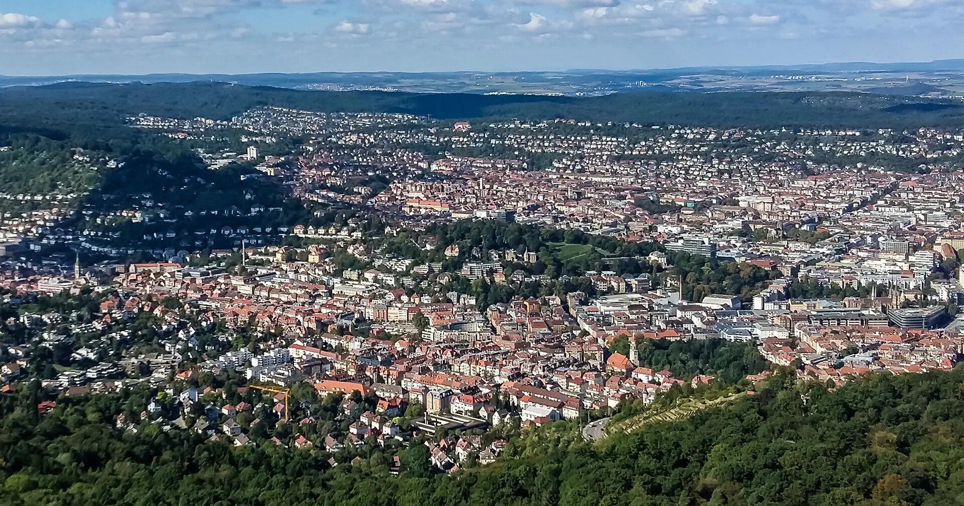 Panoramafoto Stuttgart von oben