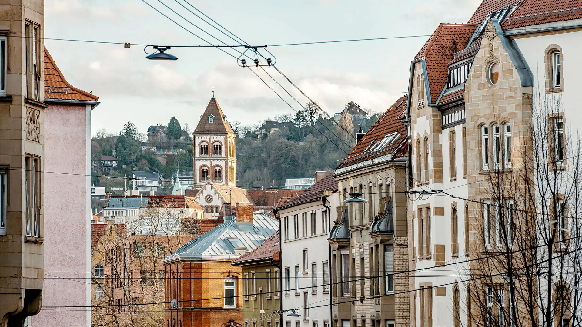 Blick auf Stuttgart-West