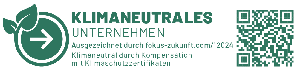 Siegel für Klimaneutrales-Unternehment