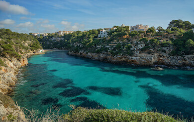 Blick auf die Cala Pi