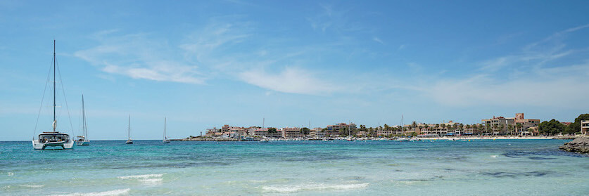 Blick von der Playa des Carbo