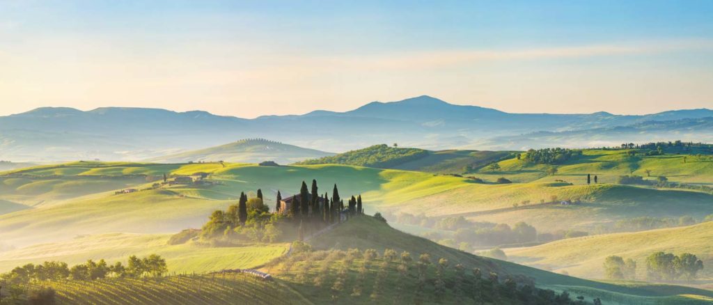 Landschaft in der Toscana
