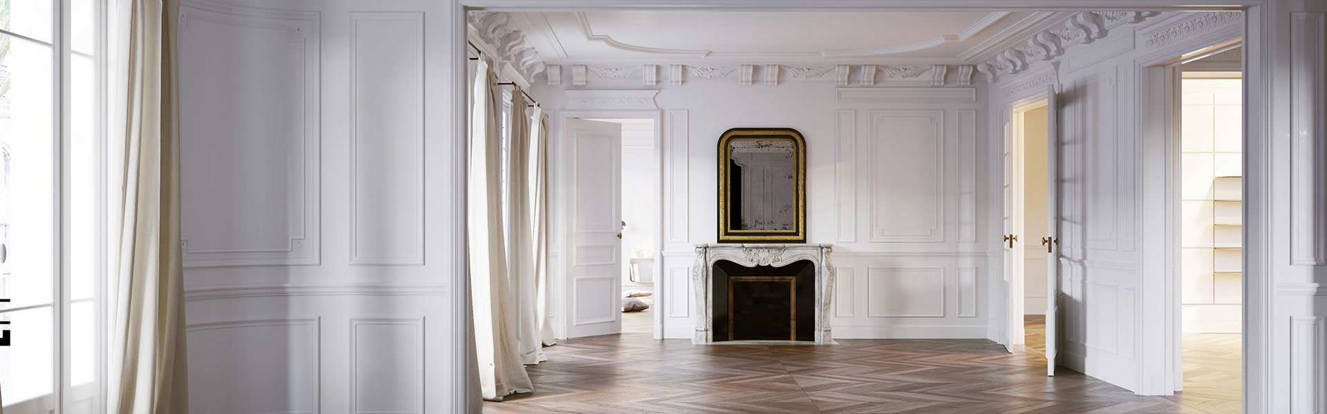 Leer stehende Altbauwohnung in Berlin