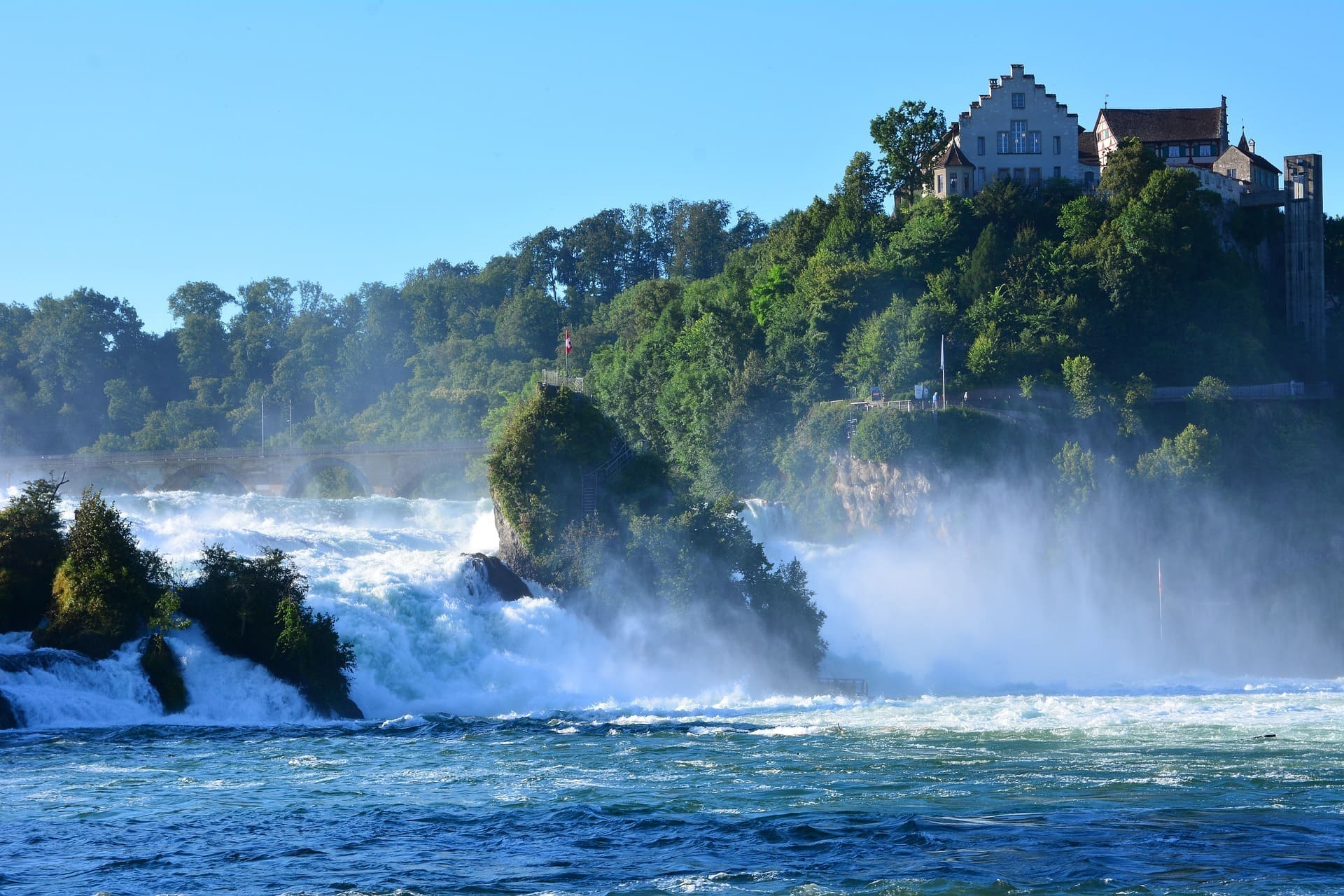 Wasserfall, Rheinfall in Neuhausen