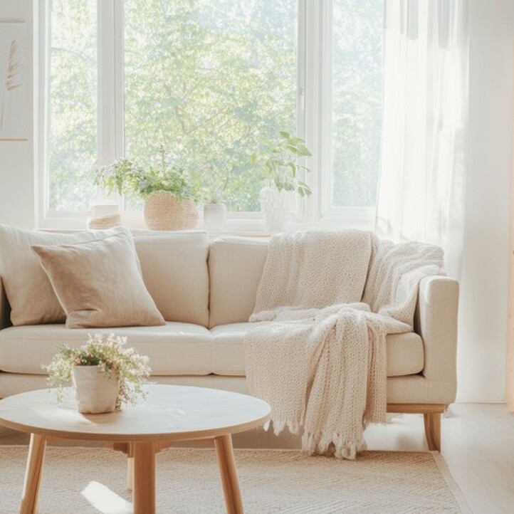 Beiges Wohnzimmer