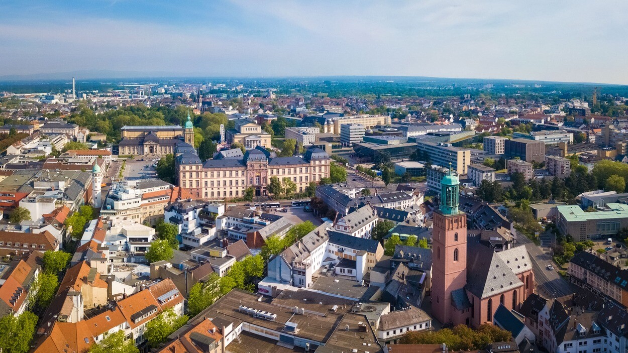 Darmstadt Luftaufnahme