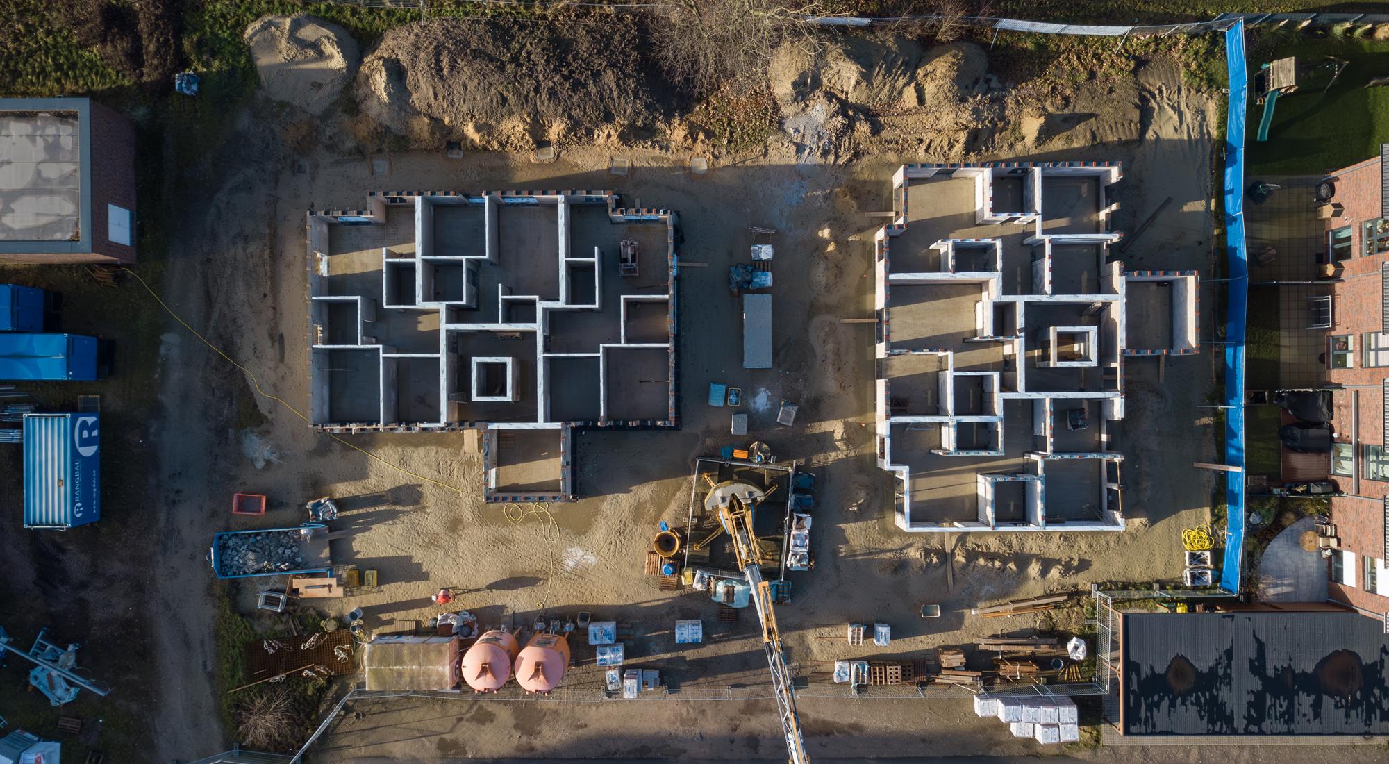 Grundstück von oben