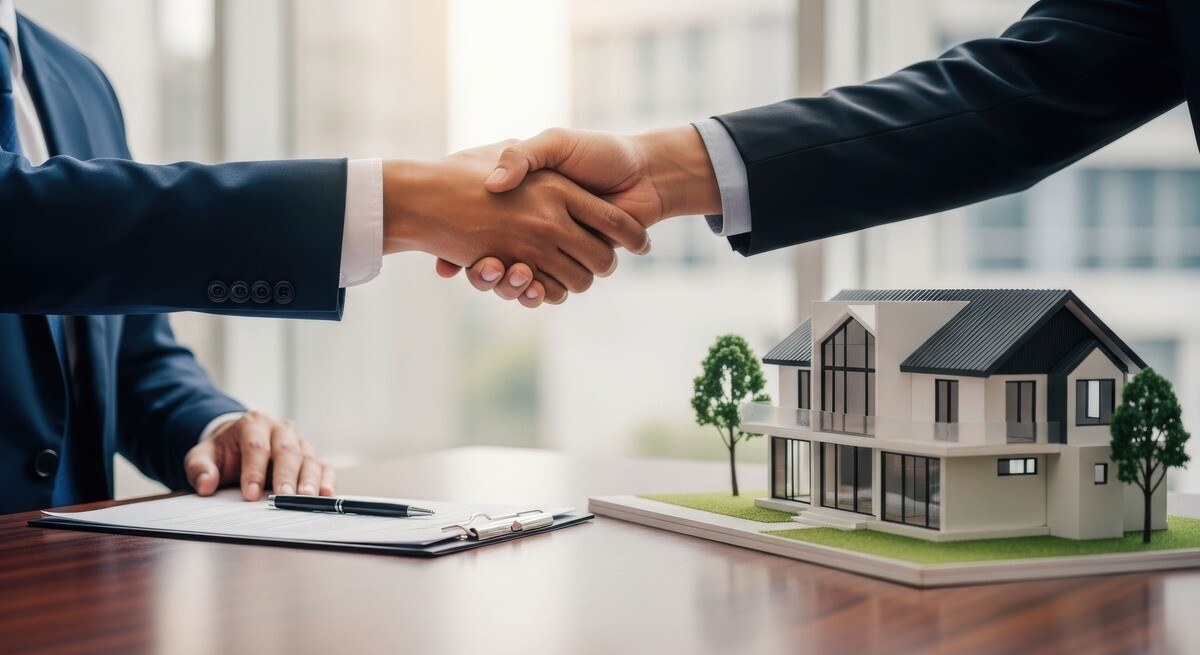 Handschlag Makler