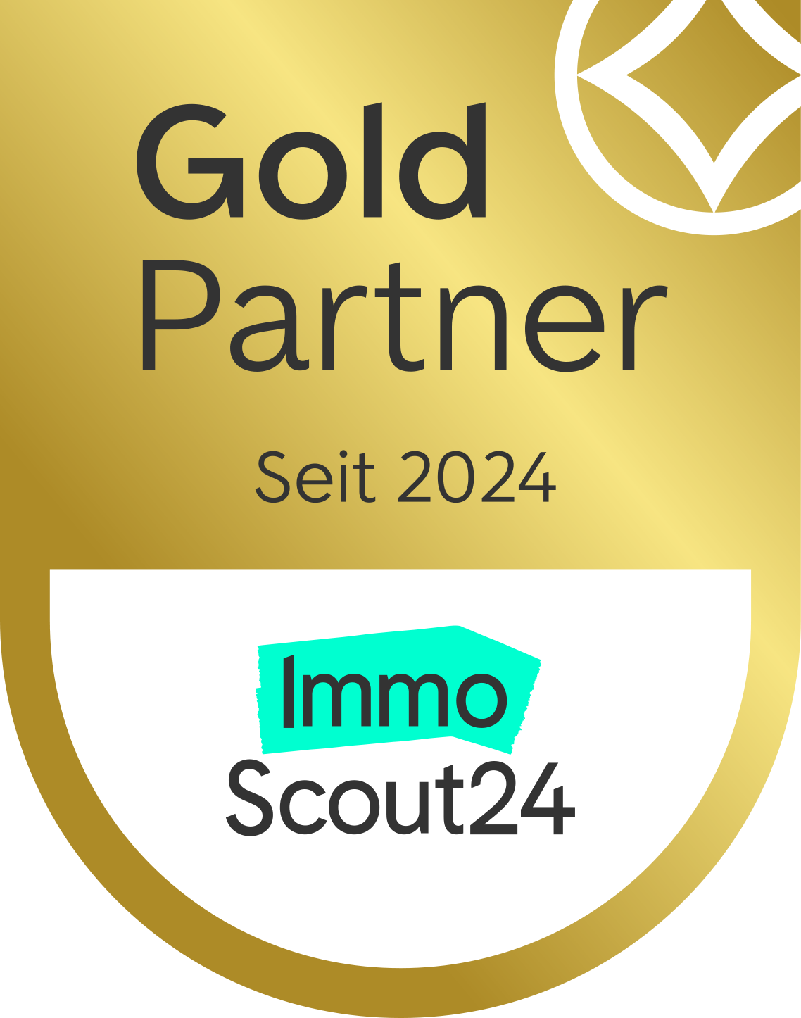 Logo ImmoScout24 Goldpartner