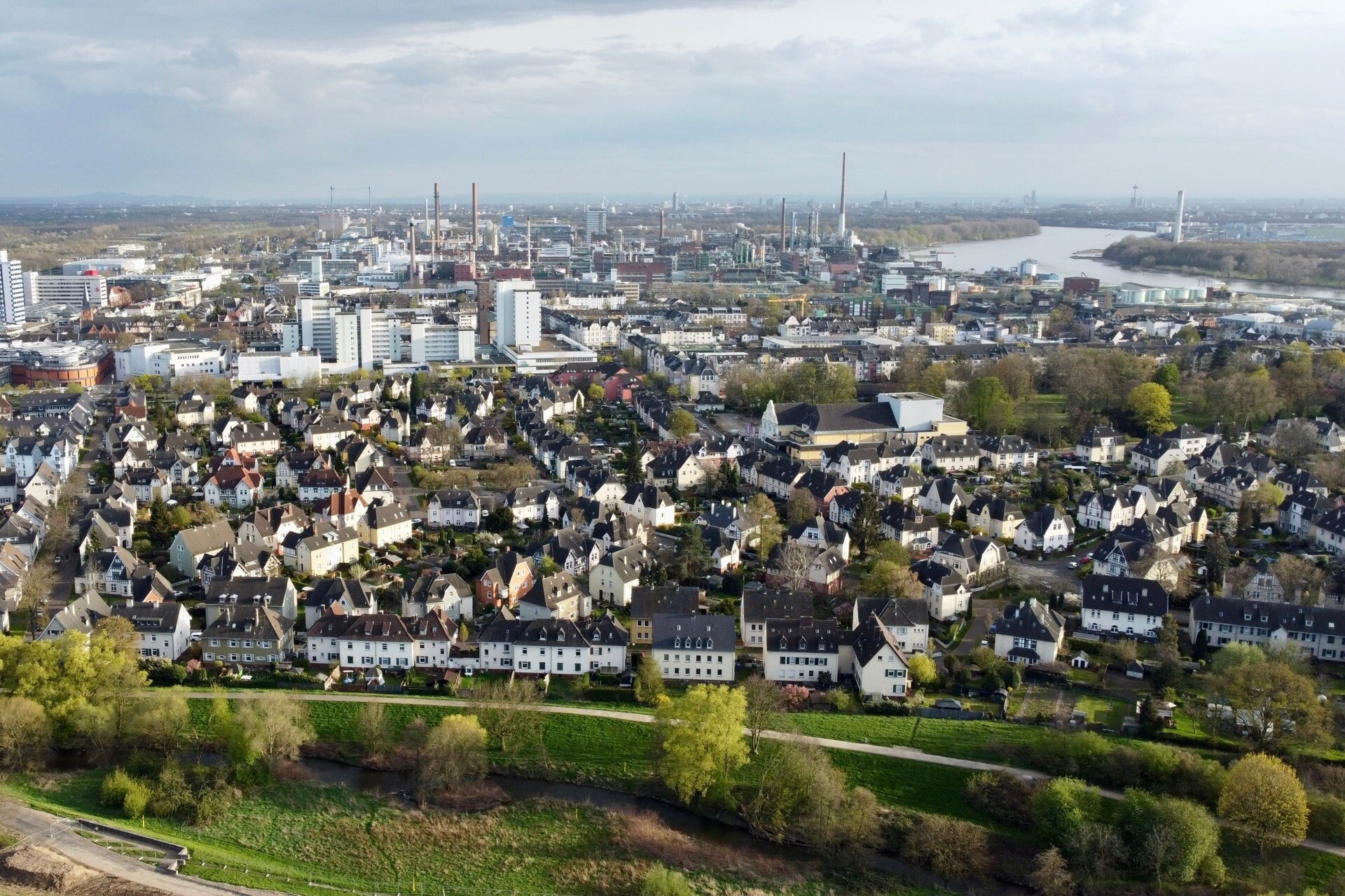 Luftaufnahme Leverkusen