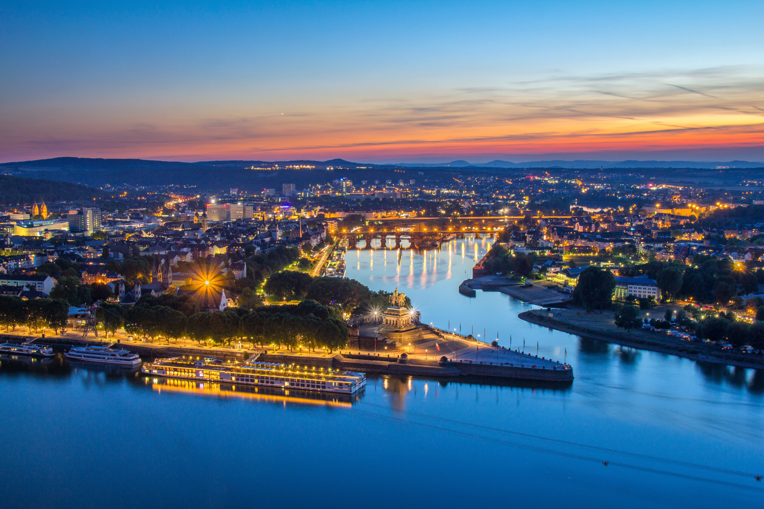Deutsches Eck bei Koblenz
