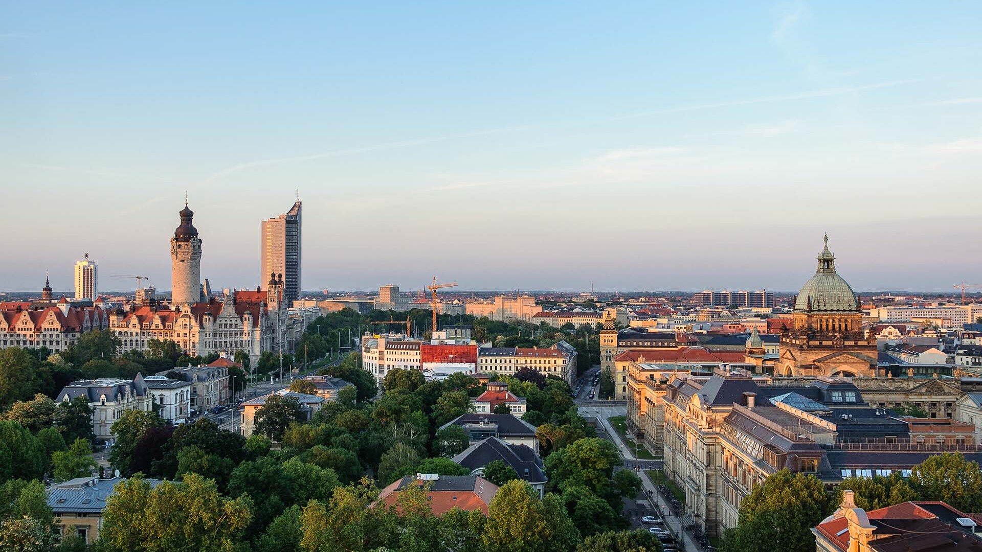 Skyline von Leipzig