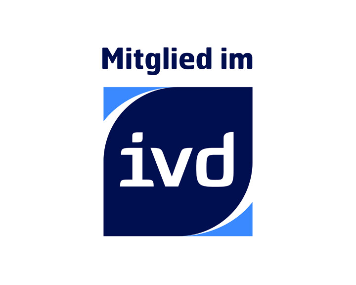 Logo "Mietglied im IVD"