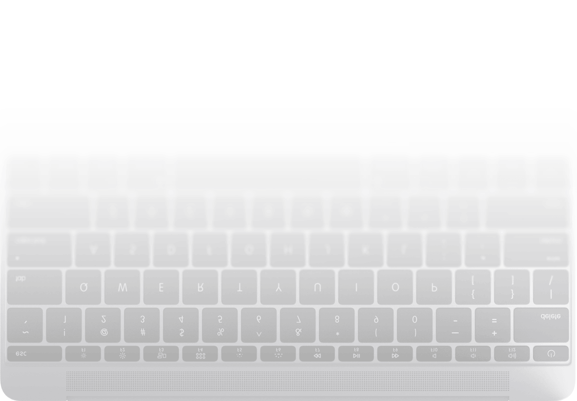 keyboard-reflection-blur