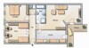 Schmucke und ruhige 3 Zimmer-Wohnung im Prenzlauer Berg - Grundriss HI-168