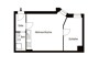"Kleine, ruhige 2 Zimmer Altbauwohnung, Nähe Schönhauser Allee Arcaden, vermietet" - Grundriss SF 1OG  WE15