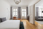 "Traumhaftes Apartment mit Balkon und Einbauküche im Winsviertel" - Schlafzimmer mit Balkon