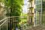 "Ruhige 3 Zimmer Maisonettewohnung mit Balkon am Helmi" - Blick vom Balkon zur Lychner Str