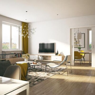 Convenient flat with two rooms, balcony and loggia Convenient flat with two rooms, balcony and loggia