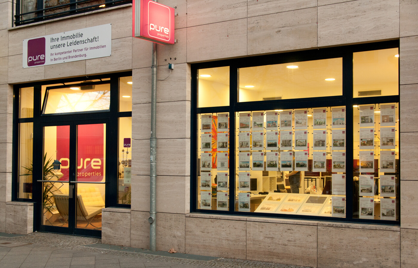 Büro von pure Immobilien
