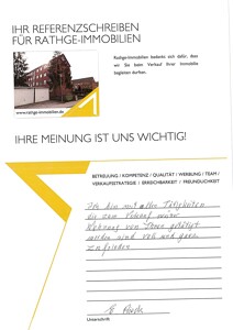 Referenzschreiben