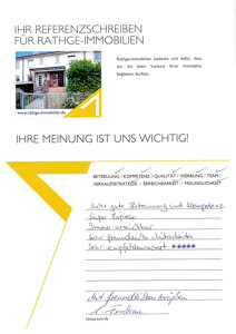 Referenzschreiben