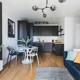 Moderner Wohnraum mit Wohnzimmer, Essecke, Küche: Vermiete Wohnung verkaufen