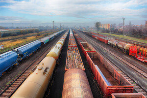 Güterverkehr auf Schienen