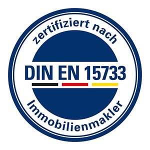 Selektive siegel_0010_DIA-Zert-Logo_DIN-EN-15733_weiss Immobilienmakler in Duisburg und Umgebung | Selektive  