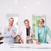 team of fashion designers at work