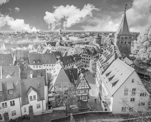 Blick auf Nürnberg